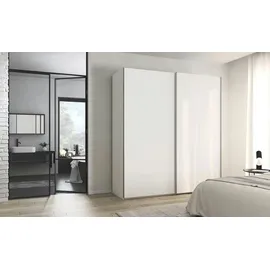 meinSchrank Schwebetürenschrank Regina 201 x 223 x 68 cm Weiß