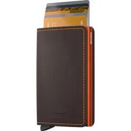 Secrid Slimwallet Matte Geldbörse unisex truffle & orange