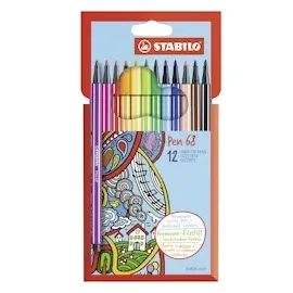 Stabilo Pen 68 Kartonetui St. 12
