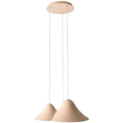 Einzigartige LED-Hängeleuchte  Bellmond - Cream/Grey