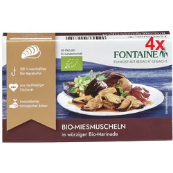 Fontaine - Bio-Miesmuscheln in würziger Marinade 120 g