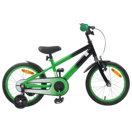 vidaXL Kinderfahrrad 16 Zoll blau/grün