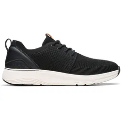 Sneaker CLARKS "Motion Trek", Herren, Gr. 47, schwarz, Kunstfaser, sportlich, Schuhe, mit innovativer Technologie
