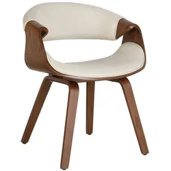 CLP Esszimmerstuhl Foley creme/Stoff
