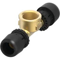 TECE TECElogo-Ax T-Stück Dimension 25mm x Rp 3/4" x