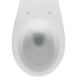 Aqua Blue Design Hänge Wand WC Toilette Keramik (RosenStern) - Tiefspüler Weiß