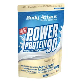 Body Attack Power Protein 90 Vanilla Cream Pulver 500 g