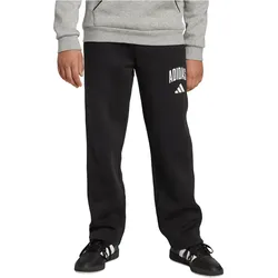 adidas Sportswear Seasonals Essentials Collegiate Typography Jogginghose Kinder JM1538 - black/white 152