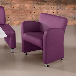 Sessel EXXPO - SOFA FASHION "Intenso, Loungesessel, modern, wahlweise in Leder oder Textil", pink (fuchsia), B:66cm H:83cm T:66cm, NaturLeder, Strukturstoff (Zusammensetzung: Polyester 100%), Luxus-Microfaser (Zusammensetzung: Aufgeflockte 100% Polyester Schicht mit Prägung), Cord (Zusammensetzung: Polyester 100%), Sessel, Esszimmersessel, hohe Bodenfreiheit, frei im Raum stellbar, hoher Sitzkomfort