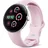 41 mm Bluetooth + LTE polished silver Sportarmband rose quartz