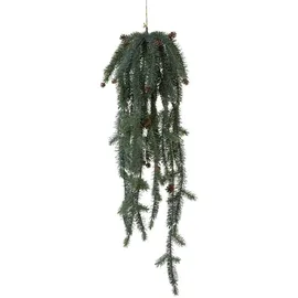 Creativ deco Winterliche Kunstpflanze 85 cm grün