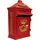 FTWdesign Retro Post Box rot