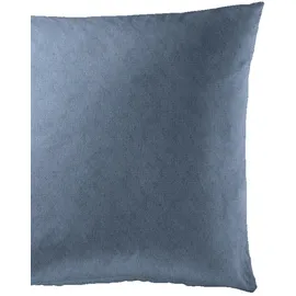 BIERBAUM Senci Uni Optik Blau 155 x 220 cm + 80 x 80 cm