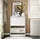 SoBuy FSR137 60 x 80 x 25 cm 2 Klappen / weiß