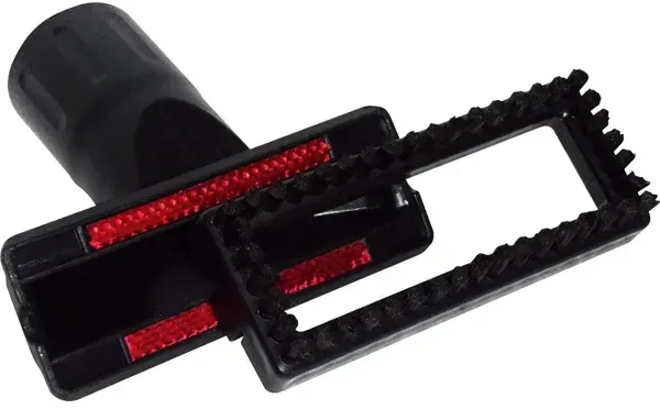 Sprintus 106028 Polsterdüse mit ansteckbarer Bürste Arbeitsbreite 9 cm, Anschlußdurchmesser 32 mm
