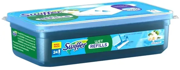 Swiffer Feuchttücher Nachfüllung 24 Tücher Morning Fresh verfügen über einen kraftvollen, schmutzlösenden Reiniger