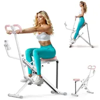 Merach Fitnessgerät für Zuhause – Bauchmuskeltrainer, Rückentrainer, Kniebeugentrainer für