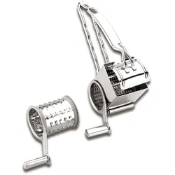 Lacor - 60335 - Käsereibe, 2 Schneiden, Rostfrei
