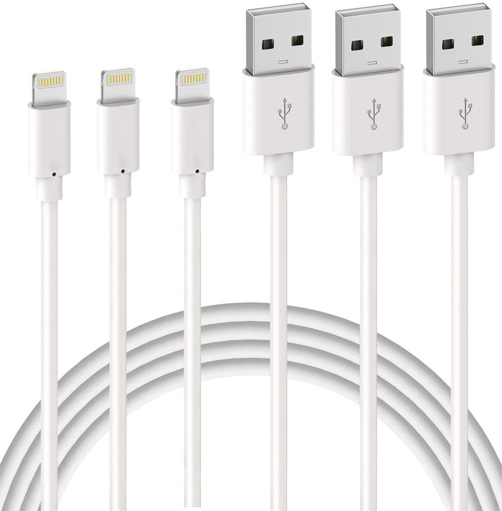 Quntis 3Pack 2m Ladekabel, MFi Zertifiziertes Kabel kompatibel mit iPhone 14 13 12 SE 2020 11 Pro XS Max XR X 8 Plus 7 Plus 6 Plus 5s SE iPad Pro Air Mini