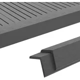 vidaXL Winkelleisten 5 Stk. WPC 170 cm Grau