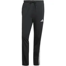 adidas Essentials 3-Streifen Single Jersey Joggers Black / White S