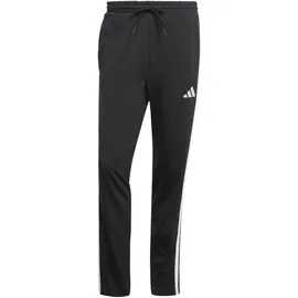 adidas Essentials 3-Streifen Single Jersey Joggers Black / White S