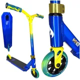 Chilli Pro Scooter Jumpstart S transparent Blau/Gelb
