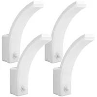 Maclean Brackets 4x Maclean Bewegungsmelder LED-Lampe PIR-Bewegungsmelder weiß 20W