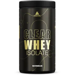 PEAK Clear Whey Isolate - 450g - Geschmack Watermelon I 15 Portionen I hochwertiges Protein I klare Konsistenz I fruchtiger, erfrischender Geschmack I fettfrei, zuckerfrei