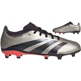 Adidas Predator League Kids FG Platinum Metallic / Aurora Black / Turbo 38