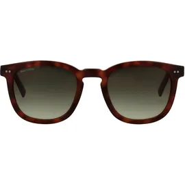 Marc O'Polo Sonnenbrille MARC O'POLO "Modell 506237", Herren, havanna, gemustert, matt, Sonnenbrillen Sonnenbrille, Form Karree/Soft, Logoschriftzug auf Bügel, Kunststofffassung