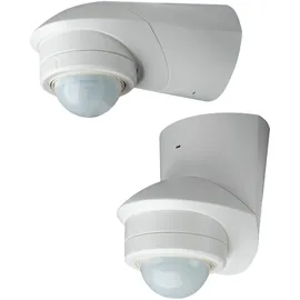Grothe 94532 Aufputz PIR-Bewegungsmelder 360° Relais Weiß IP55