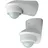 Grothe 94532 Aufputz PIR-Bewegungsmelder 360° Relais Weiß IP55