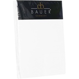 Curt Bauer Spannbettlaken Uni-Mako-Satin 160 x 200 cm weiß