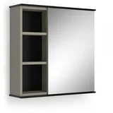 Vicco Badspiegelschrank Greige, 60 x 60 cm mit Spiegel