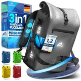 NEXTCOVER 3in1 Fahrradtasche Gepäckträgertasche schwarz