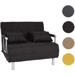 Schlafsessel HWC-K29, Klappsessel Schlafsofa G√§stebett Relaxsessel, Liegefl√§che 186x97cm Stoff (270g/m¬≤) ~ schwarz