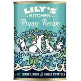 Lily's Kitchen Natürliches Nassfutter für Welpenfutter Hunde Dose - Hundefutter Getreidefreies Rezept (6 x 400g dosen)