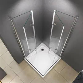 BuyLando.Shop Caroline 90x90x180 cm Eck Duschkabine Dusche - Buylando