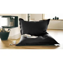 Kinzler Sitzsack KINZLER "XXL Outdoorfähig", schwarz, B:140cm H:20cm T:180cm, Polyester, Sitzsäcke, Sitzsack, Uni Farben, Outdoor geeignet, ideal im Wohnzimmer & Kinderzimmer