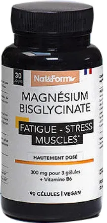 Nat&Form Magnesium Bisglycinat 90 Kapseln