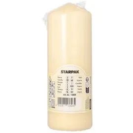 Papstar Stumpenkerze 6 x 16,5 cm 10 St. creme