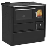 Küchenofen Alfa Plam 85 G Eco Design  Anthrazit 8,3 kw A+ linke Version