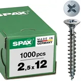 SPAX Universalschraube 2,5 x 12 mm 1000 Stück