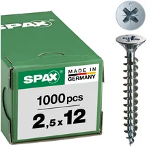 SPAX Universalschraube 2,5 x 12 mm 1000 Stück