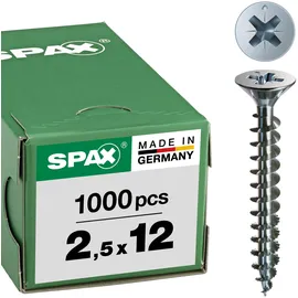 SPAX Universalschraube 2,5 x 12 mm 1000 Stück