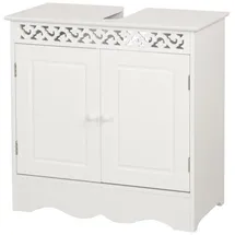 Hti-Living Waschbeckenunterschrank Miriam 2 Schubladen 0 x 0 x 0 cm Weiß