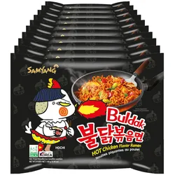 Samyang Buldak Instantnudeln Hot Chicken 140g, 10er Pack