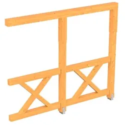 Skan Holz Andreaskreuzseitenwand Terrassenüberdachung Douglasie 300 cm