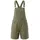 Gardena Damen Latzhose Jeans Latzshorts kurze Hose Baumwolle Olivgrün, Gr. 46